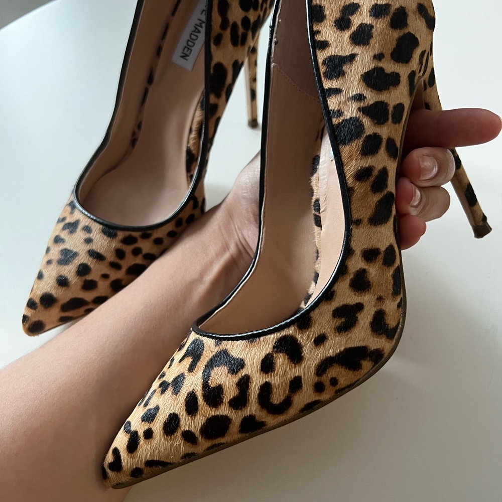 Leopard Calf Hair Pumps